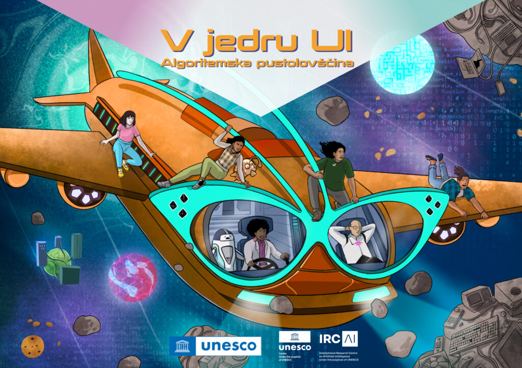 UNESCO's first Slovenian graphic novel on Artificial Intelligence "Inside AI - An Algorithmic Adventure"